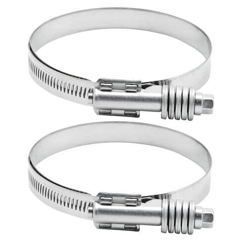 2 Pack Heavy Duty Worm Hose Clamps, 2 3/4 Inch-3 3/5 Inch (70-92 MM) Adjustable Range T-Bolt Hose Clamp for Tightening Pipes Hoses in Various Applications in Saudi Arabia