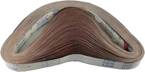 5PCS Sanding Belt for Metal 50x1500mm Silicon Carbide Abrasive Band, 2 "x 59", DryWet Dual-Use P60-600(5 Pieces Grit 600) in Saudi Arabia
