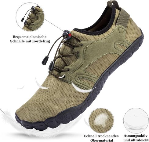 رفع الرجال حافي القدمين أحذية رياضية سريعة الجفاف على نطاق واسع من أصابع القدم المائية للسباحة للسباحة ركوب التجديف على شاطئ التجديف المشي in Kuwait