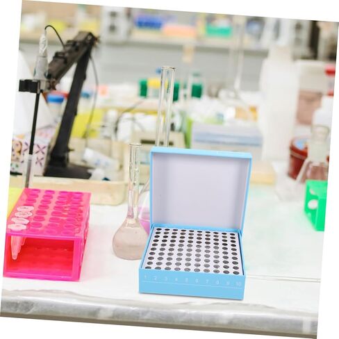 100holes Microcentrifuge Tube Storage Box Cryogenic Storage Container Ice Container for Freezer in Saudi Arabia