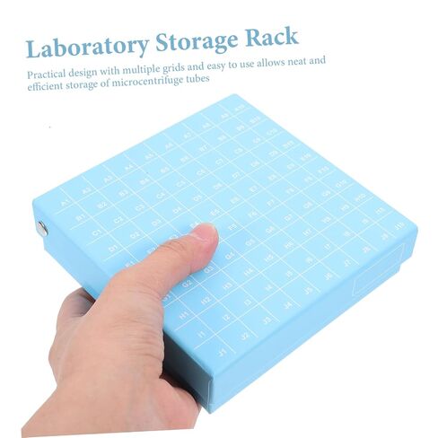 100holes Microcentrifuge Tube Storage Box Cryogenic Storage Container Ice Container for Freezer in Saudi Arabia