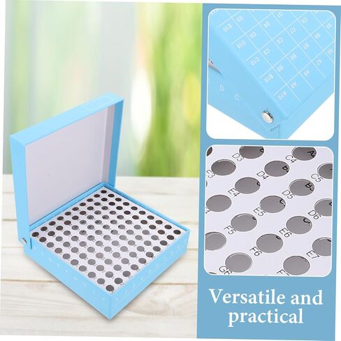 100holes Microcentrifuge Tube Storage Box Cryogenic Storage Container Ice Container for Freezer in Saudi Arabia