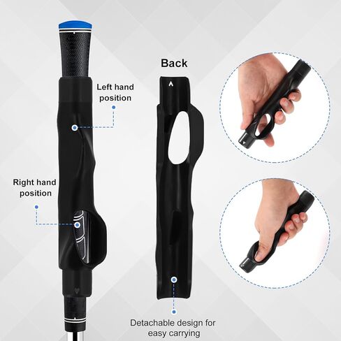 Golf Grip Trainer & Swing Correcting Arm Band, Golf Club Right Hand Training Aid Connection Band Training Grip Attachment Accessories for Correct Hand Position & Grasp in Saudi Arabia