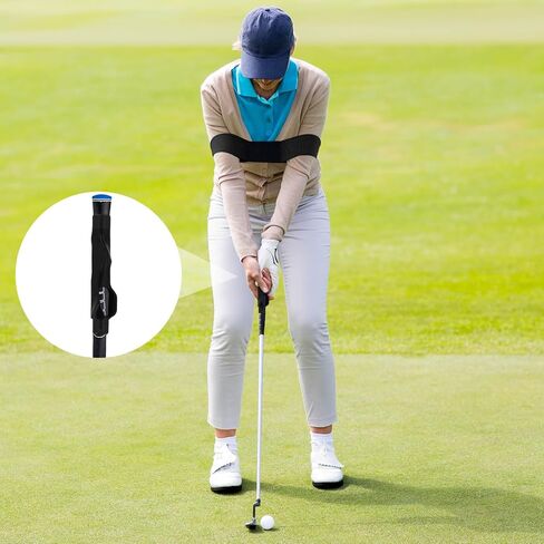 Golf Grip Trainer & Swing Correcting Arm Band, Golf Club Right Hand Training Aid Connection Band Training Grip Attachment Accessories for Correct Hand Position & Grasp in Saudi Arabia