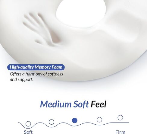 وسادة دونات على شكل حرف U مزدوج على شكل حرف U لآلام عظام الذنب ، وسادة البواسير للجلوس مع ثقب الضغط على ثقب وتصميم منحدر ، وسادة مقعد دونات لوجيزي ، ما بعد الولادة وما بعد الجراحة. in Kuwait