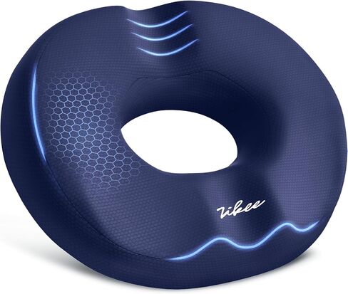 وسادة دونات على شكل حرف U مزدوج على شكل حرف U لآلام عظام الذنب ، وسادة البواسير للجلوس مع ثقب الضغط على ثقب وتصميم منحدر ، وسادة مقعد دونات لوجيزي ، ما بعد الولادة وما بعد الجراحة. in Kuwait