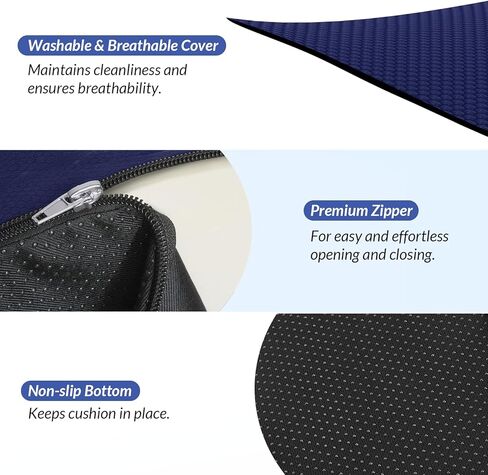 وسادة دونات على شكل حرف U مزدوج على شكل حرف U لآلام عظام الذنب ، وسادة البواسير للجلوس مع ثقب الضغط على ثقب وتصميم منحدر ، وسادة مقعد دونات لوجيزي ، ما بعد الولادة وما بعد الجراحة. in Kuwait