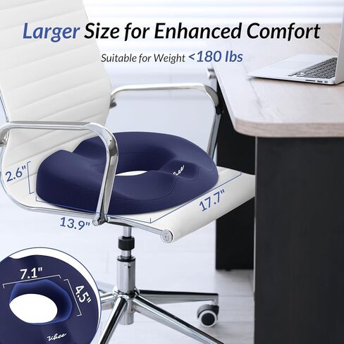 وسادة دونات على شكل حرف U مزدوج على شكل حرف U لآلام عظام الذنب ، وسادة البواسير للجلوس مع ثقب الضغط على ثقب وتصميم منحدر ، وسادة مقعد دونات لوجيزي ، ما بعد الولادة وما بعد الجراحة. in Kuwait