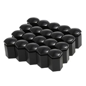Car-Styling 17 * 30mm Black 20Pcs/Set Vehicle Auto Car Wheel Nut Bolt Cover Cap(Silver) in Saudi Arabia