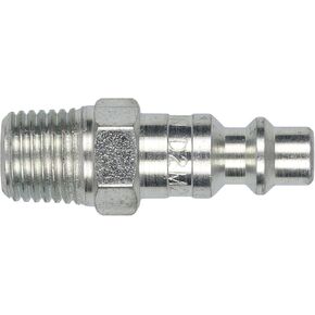 Dixon Valve D2M2 Steel Industrial Interchange Interchange Pneumatic Fitting ، Nipple ، 1/4 "اقتران X 1/4" - 18 NPTF Thread Male in Kuwait