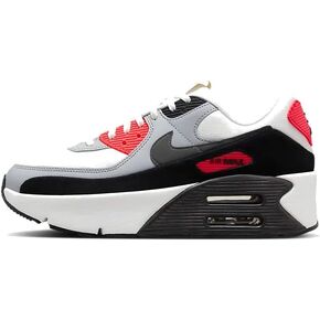 Nike Air Max 90 LV8 أحذية المرأة (HF5073-133 ، SAIL/SAREN RED/PEARL PINK/MULTI-COLOR) SIZE 9.5 in Kuwait