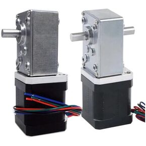 A58SW-42BY Worm Gear 42 Stepper electronic starter NEMA 17 Stepper electronic starter With Turbine Gearbox Step Angle 1.8 DC Reducer electronic starter ZHJGIOOORG(Single shaf M8 116mm,Gearbox Ratio 50 in Saudi Arabia