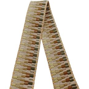 Nylon Webbing Belt，Heavy Cotton Webbing， 2/5Y 38/50mm Ethnic Jacquard Webbing Polyester Ribbon Tape Bags Strap Trims Clothes Belt Decoration Lace Band DIY Sewing Bias Webbing Strap in Kuwait