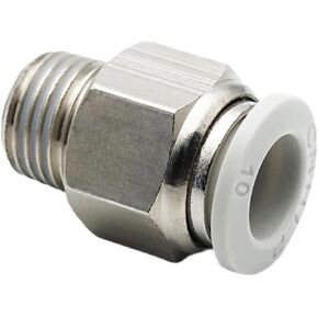 Pneumatic Hose Fitting White Air Fitting 1/4 1/2 6mm 8mm 1Pcs(6-01 (6mm-1l8),PB) in Saudi Arabia