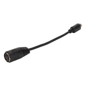 DILWE 5.9 بوصة DIN 5 دبوس أنثى إلى MIDI 6 دبوس كابل الذكور ، PS2 مفاتيح ومحول الماوس ، أسود ، 15 سم in Kuwait