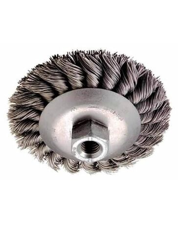 4 في. فرشاة سلك عقدة شطبة-استبدال الصلب الكربوني متوافق مع 48-52-1305 ، يناسب مطاحن الزاوية in Kuwait