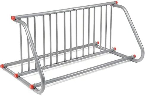 Global Industrial 61-5/8"L Single-Sided Grid Bike Rack, 5-Bike Capacity, Powder Coated Steel, Gray, Commercial Bike Rack for Stores, Parks, Schools and More in Saudi Arabia