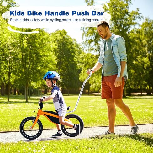 ZUKKA Kids Bike Training Push Handle Safety Trainer Handle Balance Push Bar Kids Bike Learning Handle Push Bar لدراجات الأطفال in Saudi Arabia
