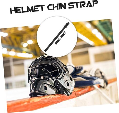 Generic Replacement Hockey Helmet Chin Strap Polyester Sports Chin Strap for Ice Hockey Baseball Helmets Easy to Install Non Deforming Design Long Short in Saudi Arabia