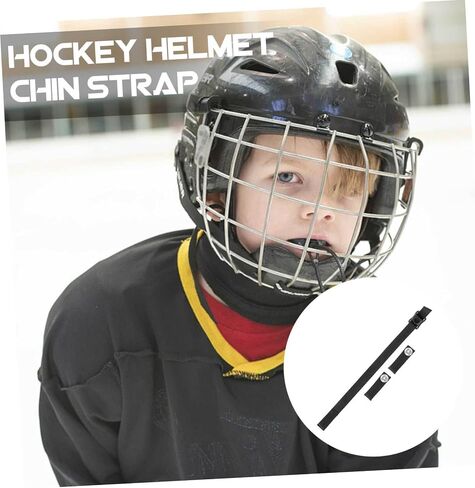 Generic Replacement Hockey Helmet Chin Strap Polyester Sports Chin Strap for Ice Hockey Baseball Helmets Easy to Install Non Deforming Design Long Short in Saudi Arabia