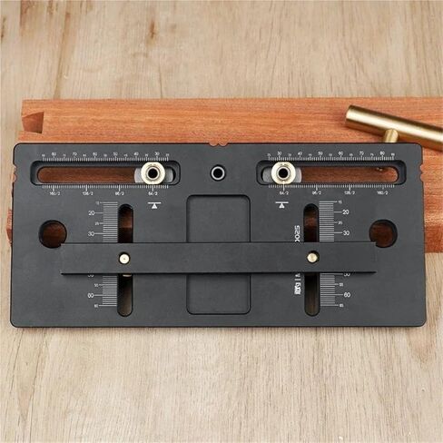 Allsome Woodworker Hand Hole Adjustment Punch Locator Aluminum Alloy Auxiliary Handle Locator Perforating Woodworking Furniture in Saudi Arabia