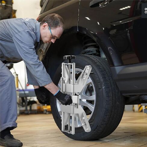 أداة محاذاة عجلة السيارة ، محول مشبك العجلات لمقاييس CAMBER و CASTER دقيقة ، يناسب 11-25 بوصة لحافات المركبات in Saudi Arabia