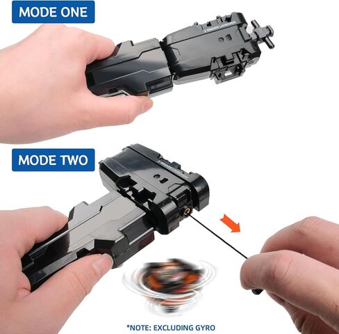 2 Pack X String Launchers, X Winder Launcher with Grip, Two Launch Mode, Only Work with X Right Spinning Top(Red+Black) in Kuwait
