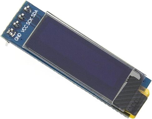 1-10pcs 0.91 بوصة الوحدة النمطية 0.91 "أبيض الأزرق 128x32 شاشة LCD LED 0.91" IIC التواصل (الأزرق 5pcs) in Saudi Arabia