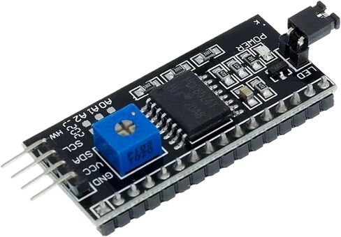LCD1602 1602 LCD Module Blue/Yellow Green Screen 16x2 Character LCD Display PCF8574T PCF8574 IIC I2C Interface 5V(IIC LCD1602C Blue) in Saudi Arabia