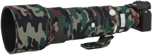 ZZQ & CCF CAMO CAMO Coat for Sigma 300-600mm F4 DG OS Sport Lens Lens Rain Cover-#KHMC Black Camo in Kuwait