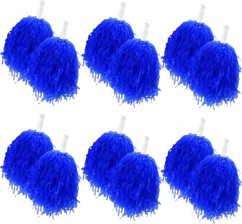 Pom Poms Cheerleading, Plastic Pompoms Cheerleader Accessories for Girls, Basketball Football Team Cheerleading Dance, Spirit Sticks and Cheerleading Performance Essentials 40 Grams Weight Each in Saudi Arabia