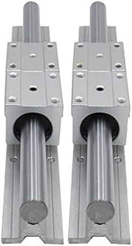 الدليل الخطي المهني السكك الحديدية 2PCS SBR16/SBR12/SBR20+4PCS SBR16UU/SBR12UU/SBR20UU المحمل الخطي Blo16UU (SBR20،700MM) in Kuwait