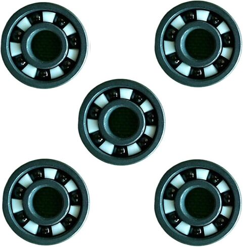 CURAMIC CURAMIC 608 Bearing ZRO2/SI3N4 CERAMIC INLINE SPEED SKATES BEADES 7 Beads 608RS Fast Bering (16 PCS White Ceramic) in Kuwait