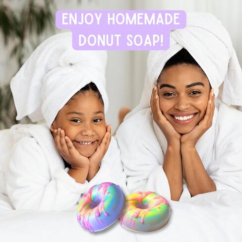 DIY Macaron Soap Making Craft Kit for Kids, Teens, and Adults - Fun, Easy, Creative - Large Soap Macarons - Perfect Birthday & Holiday Gift - Unique, Mess-Free, All-In-One Kit (Macaron) in Saudi Arabia