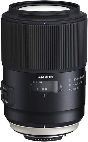Tamron AFF017C700 SP 90mm F/2.8 Di VC USD 1:1 Macro for Canon Cameras (Black) in Saudi Arabia