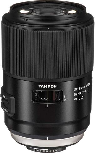 Tamron AFF017C700 SP 90mm F/2.8 Di VC USD 1:1 Macro for Canon Cameras (Black) in Saudi Arabia
