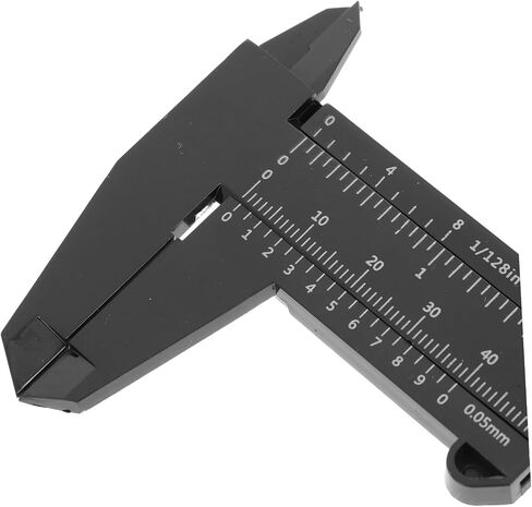 PRETYZOOM 4pcs Portable Plastic Caliper High Precision Measuring Calipers for Jewelry Making Woodworking Lab Black in Saudi Arabia