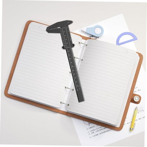 PRETYZOOM 4pcs Portable Plastic Caliper High Precision Measuring Calipers for Jewelry Making Woodworking Lab Black in Saudi Arabia