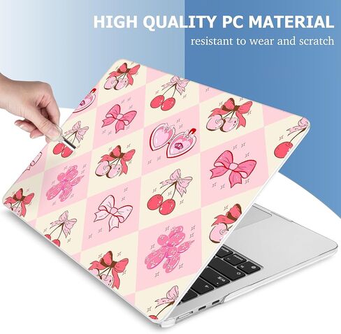 Mektron متوافق مع M4 MacBook Air 15 بوصة Case 2025 A3241 2024 2023 M3 A3114 A2941 M2 شبكية شبكية شبكية سائل معرف اللمس ، الحالة الصلبة البلاستيكية وحامي الشاشة - الأزهار C337 in Kuwait