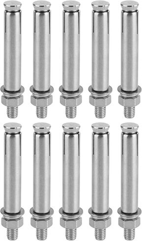 10pcs m8x80 مسامير تمدد 304 ملحق أداة تمدد الفولاذ المقاوم للصدأ in Saudi Arabia