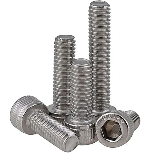 Socket Cap Screws Hex Head Left Thread A2 Stainless Allen Bolts M4 M5 M6 M8 M10 M12(10pcs,M12x50) in Saudi Arabia