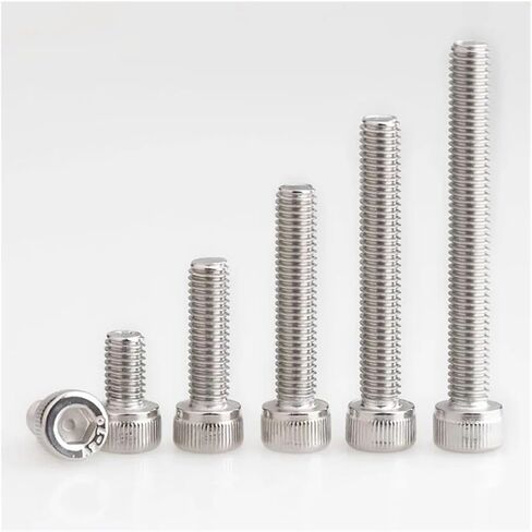 Socket Cap Screws Hex Head Left Thread A2 Stainless Allen Bolts M4 M5 M6 M8 M10 M12(10pcs,M12x50) in Saudi Arabia