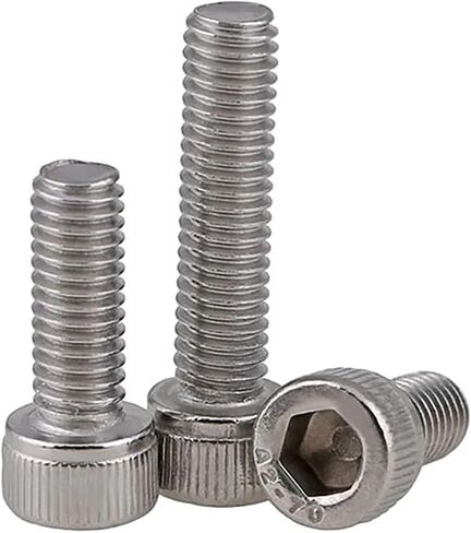 Socket Cap Screws Hex Head Left Thread A2 Stainless Allen Bolts M4 M5 M6 M8 M10 M12(10pcs,M12x50) in Saudi Arabia