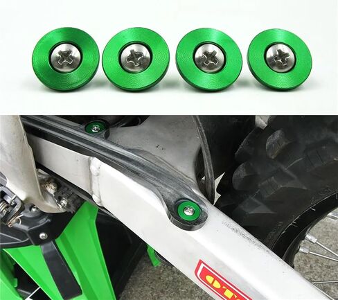 Motorcycle Chain Slider Aluminum CNC Countersunk Head Bolt Washers Gasket Flat Fork Pad Screw in Saudi Arabia