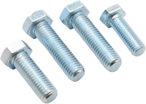 2-50pcs M4 M5 M6 M8 M10 8.8 Grade Galvanized Outer Hexagonal Bolt High-Strength Screw Rod Bolt Outer Hexagon Head(75mm,M10 (2pcs)) in Saudi Arabia