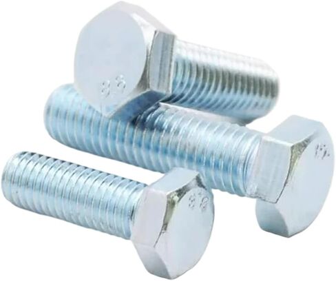 2-50pcs M4 M5 M6 M8 M10 8.8 Grade Galvanized Outer Hexagonal Bolt High-Strength Screw Rod Bolt Outer Hexagon Head(75mm,M10 (2pcs)) in Saudi Arabia