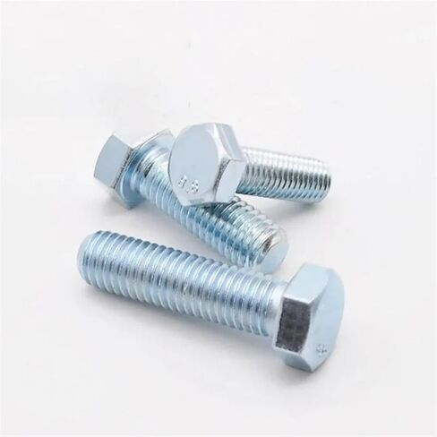 2-50pcs M4 M5 M6 M8 M10 8.8 Grade Galvanized Outer Hexagonal Bolt High-Strength Screw Rod Bolt Outer Hexagon Head(75mm,M10 (2pcs)) in Saudi Arabia