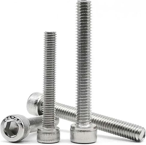 M5 M6 M8 M10 M12 M14 M16 M20 304 A2-70 من الفولاذ المقاوم للصدأ DIN912 Allen Hexagon Socket Cap Cap Cap Bolt Over Oltra Long 150mm (18 مم ، M8-3pcs) in Saudi Arabia