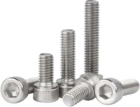 M5 M6 M8 M10 M12 M14 M16 M20 304 A2-70 من الفولاذ المقاوم للصدأ DIN912 Allen Hexagon Socket Cap Cap Cap Bolt Over Oltra Long 150mm (18 مم ، M8-3pcs) in Saudi Arabia