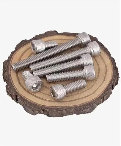 M5 M6 M8 M10 M12 M14 M16 M20 304 A2-70 من الفولاذ المقاوم للصدأ DIN912 Allen Hexagon Socket Cap Cap Cap Bolt Over Oltra Long 150mm (18 مم ، M8-3pcs) in Saudi Arabia
